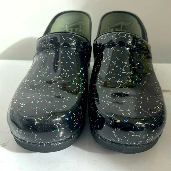 Dansko Confetti Sparkle XP Clogs 43 Men s 9.5 10